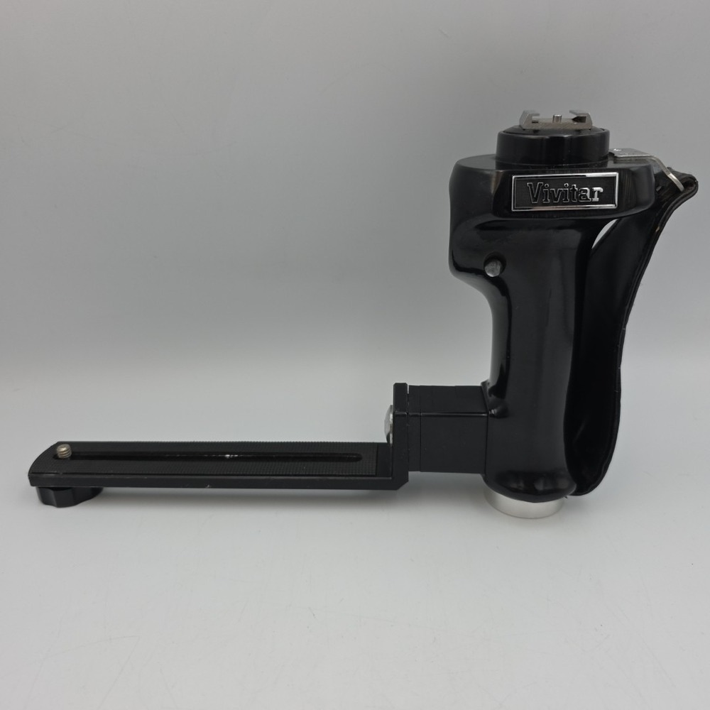 Vivitar PG-1 Left Hand Flash Camera Pistol Grip w/ 6.5" Bracket (1/4"-20 Screw)